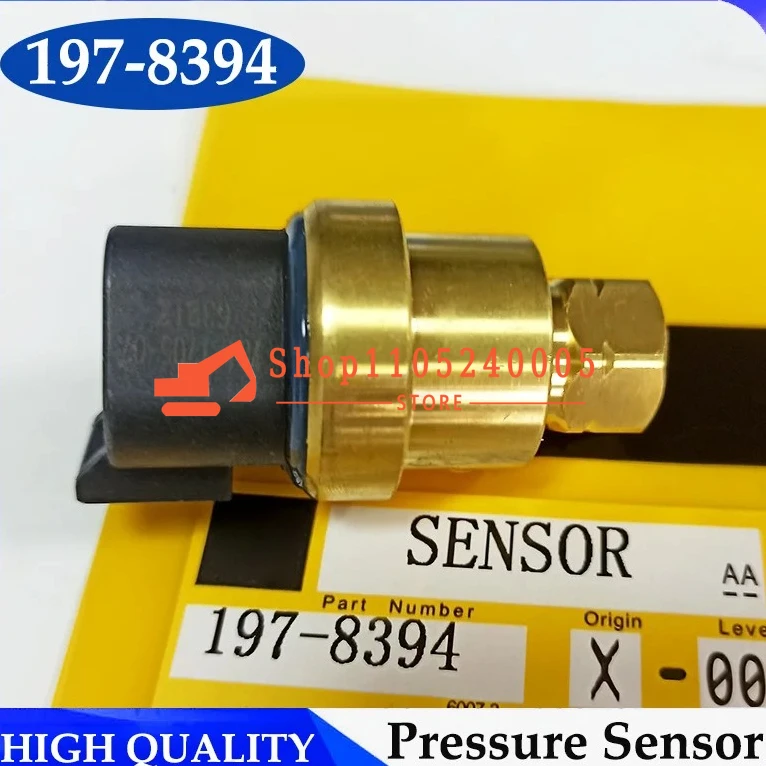 High Quality 197-8394 Excavator Parts C9 Oil Pressure Sensor 1978394 for E330C Pressure Switch