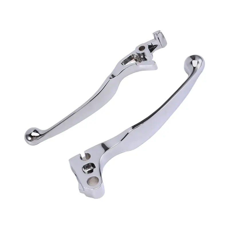 AS57-Chrome Skull Design 1 Pair Clutch Brake Hand Lever Controls For Honda Shadow 600 750 1100 VTX1300 VT1300 VTX 1988-2013 Mode