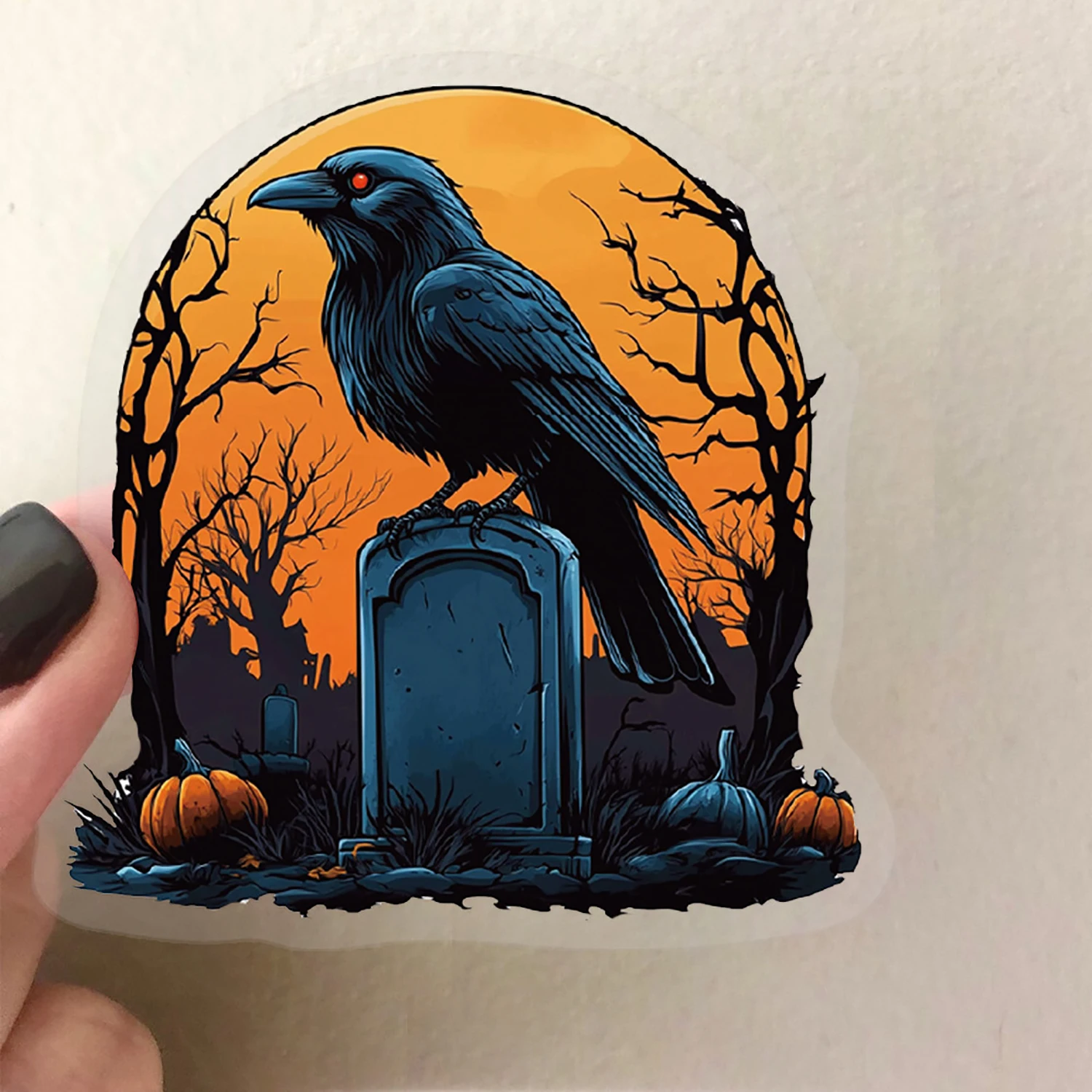 10/30/50PCS Terrore Halloween Cartoon Adesivi PET Trasparente Divertente Graffiti Giocattoli FAI DA TE Notebook Frigo Telefono Auto Wall Decalcomanie Regalo