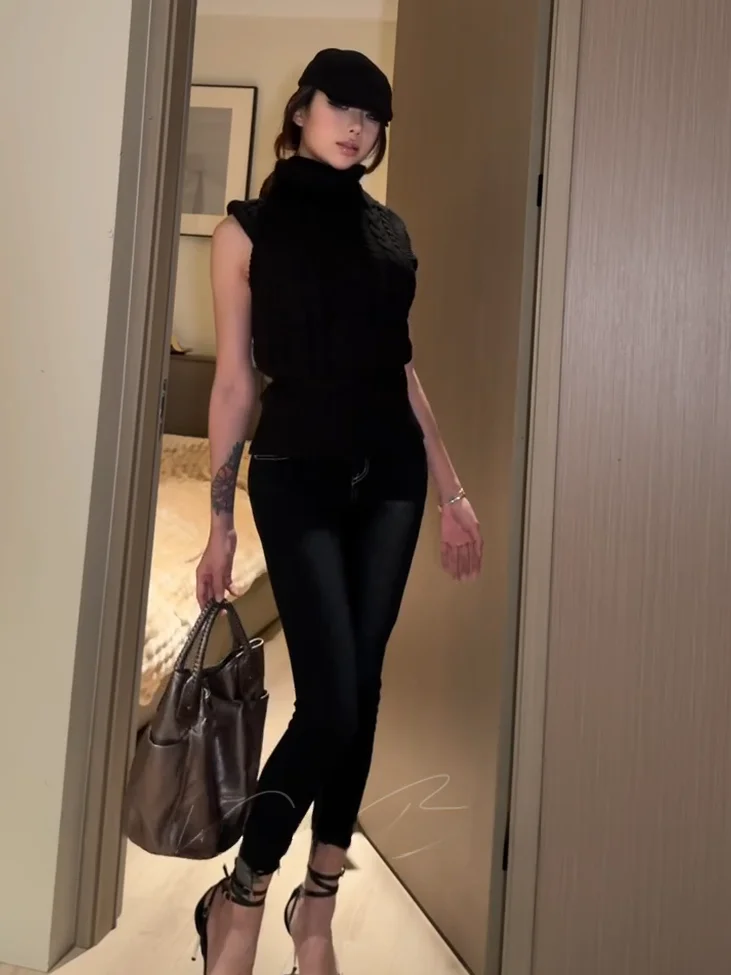 

High Waist Sexy Slim Fit Jeans Women's Autumn Winter Cotton Stretch Denim Butt Enhancing Pad Built-in Leg a Pants