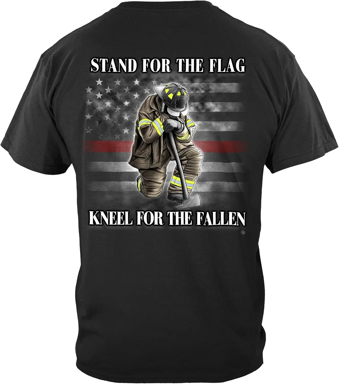 Firefighter T Shirt firefighter |Stand for The Flag kneel for The fallen FF2359