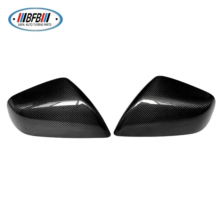 Dry Carbon Fiber Mirror Cover for Tesla Model X 2017up Door Side Mirror Case Car Accessories