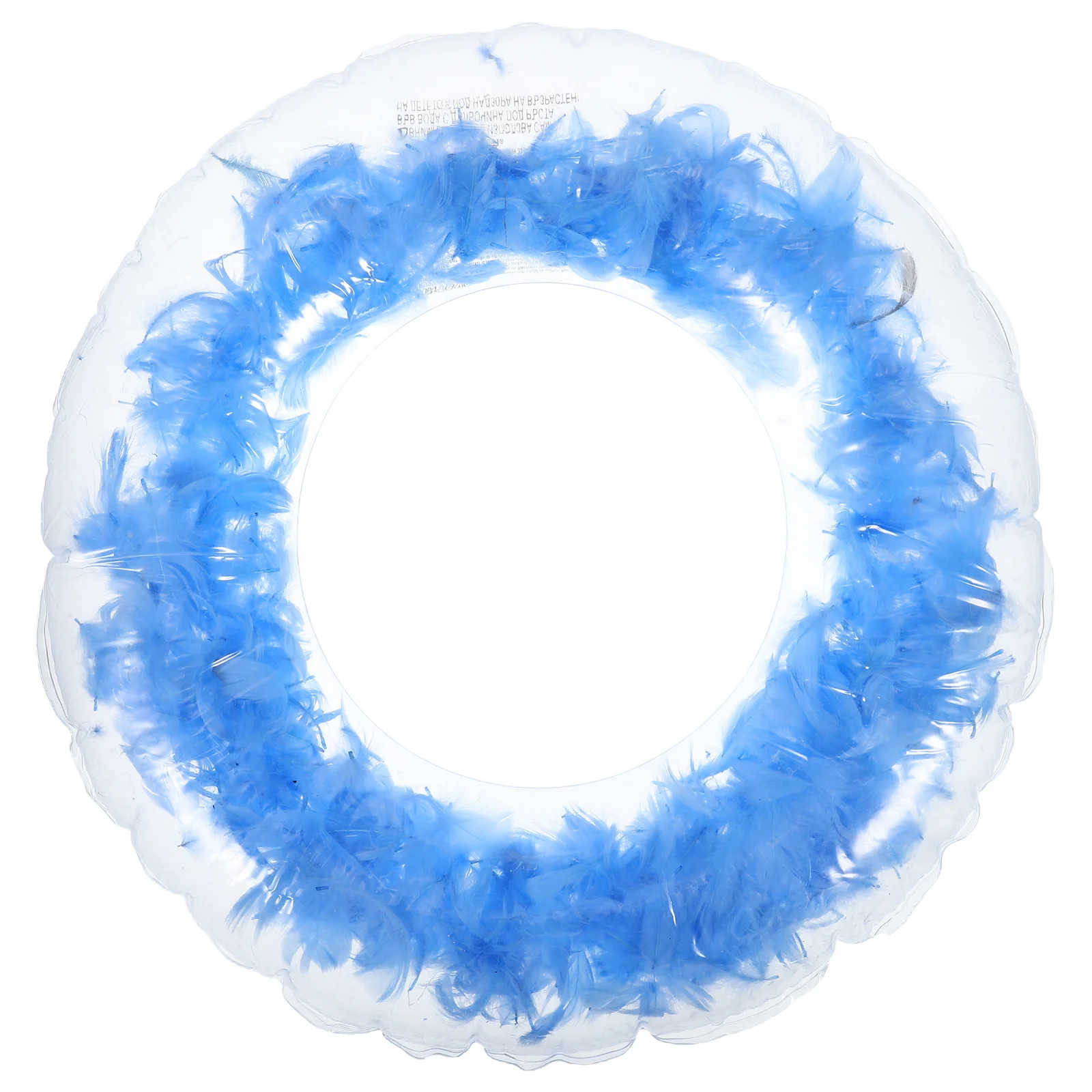

Inflatable Swimming Ring 80Cm Thickened Pvc Pool Float For Adults Transparent Water For Beach Swimming Pool Swim