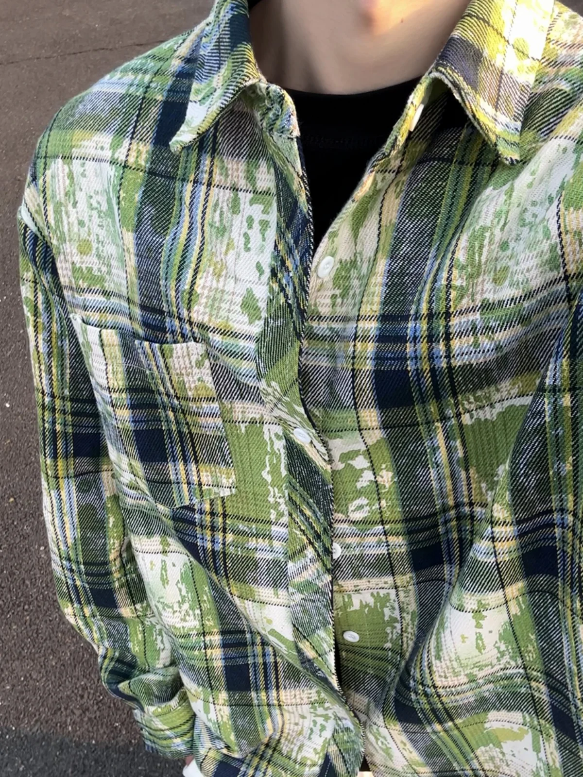 

Мужская демисезонная куртка в стиле ретро-американский клетчатый узор, из смесового материала (полиэстер, хлопок, вискоза), для подростков.