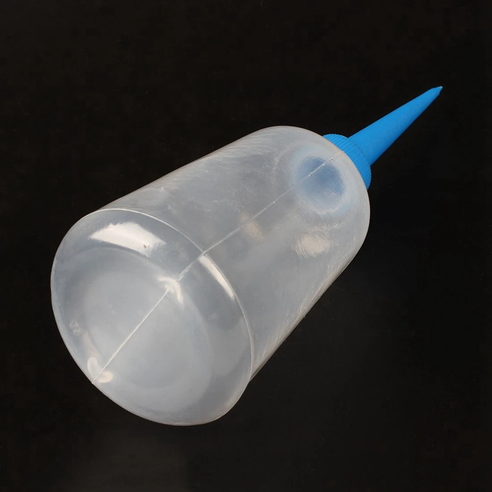 

YSS-2X 250Ml Clear White Blue Plastic Liquid Glue Applicator Bottle