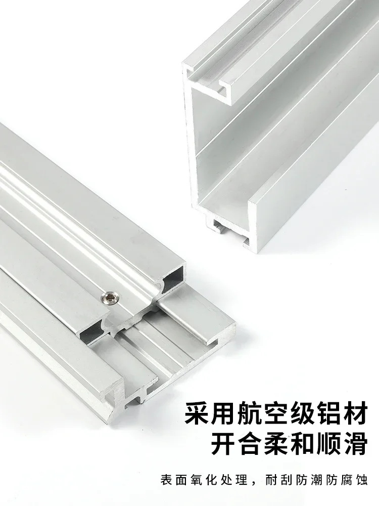 Wardrobe Folding Track Hardware Butterfly Door Inverted Plug-in Retractable Hidden Cabinet Accessories