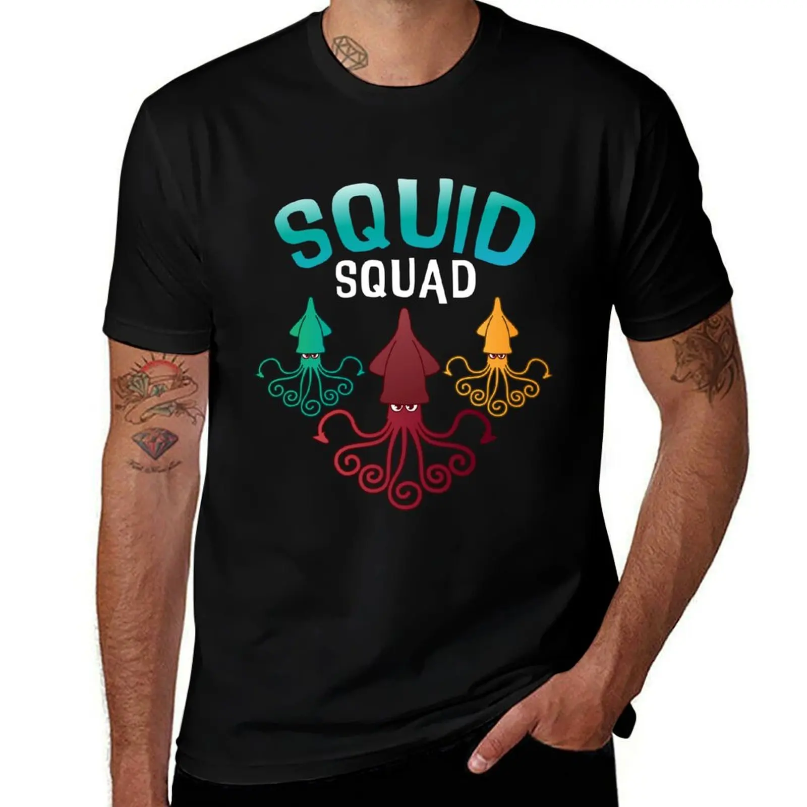 

Squid Squad T-Shirt valentines boutique clothes oversized mens designer t shirt