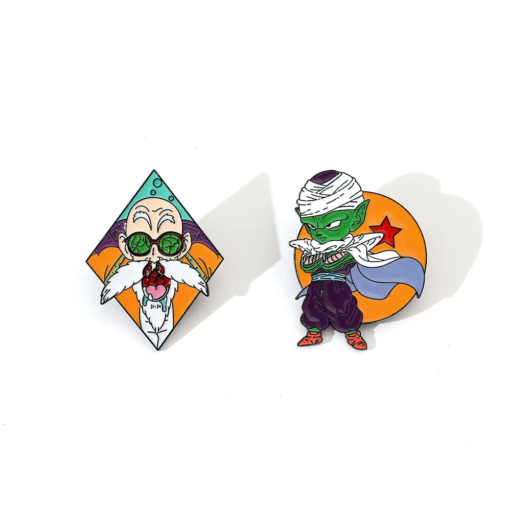 Anime Dragon Ball Goku Lapel Pins Unisex Fashion Backpack Badges Brooches for Men And Women Clothing Decor Gift Ideas