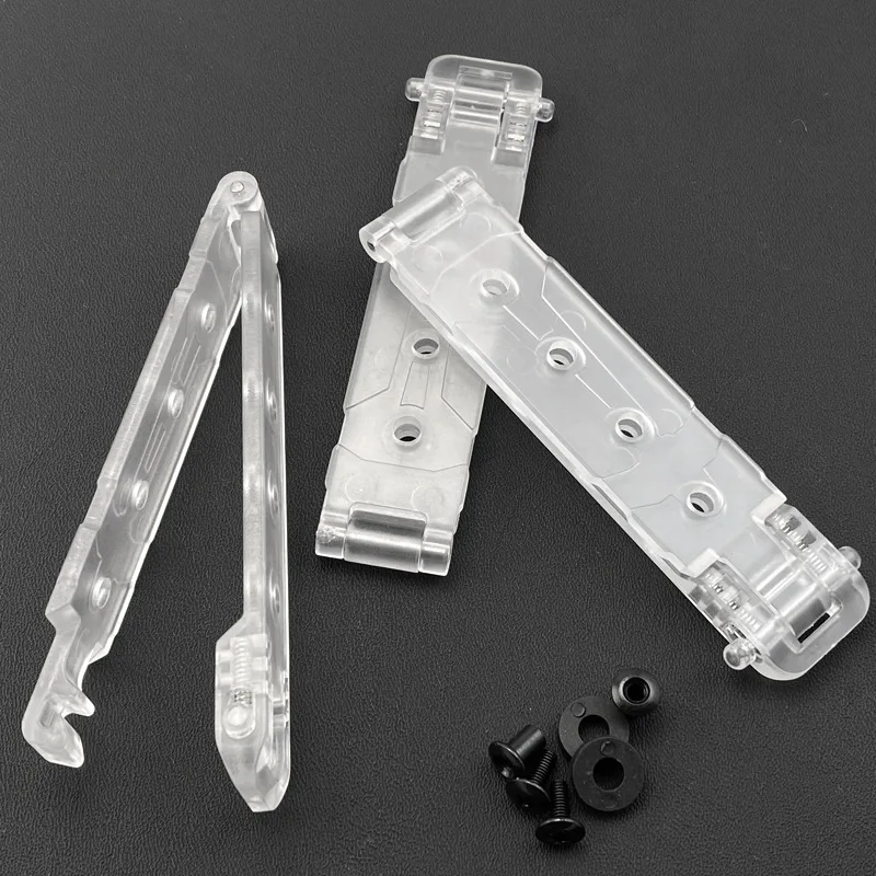 Transparent MOLLE-LOK MOLLE Waist Clip Back Clamp With Screws Kits Hardwares For KYDEX Holsters Knife Sheath Scabbard Parts