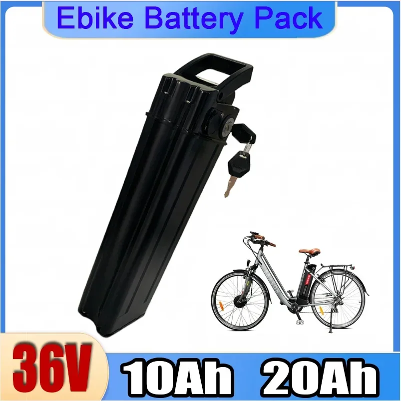 

36V 10AH/20AH Lithium Silver Fish Batterie For 350W 500W 750W 1000W Electric Bike Li-ion Battery Pack