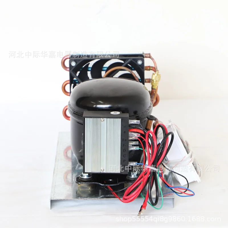 DC compressor condensing unit Micro refrigeration unit Air-cooled refrigerator unit with temperature control R134a12V24V