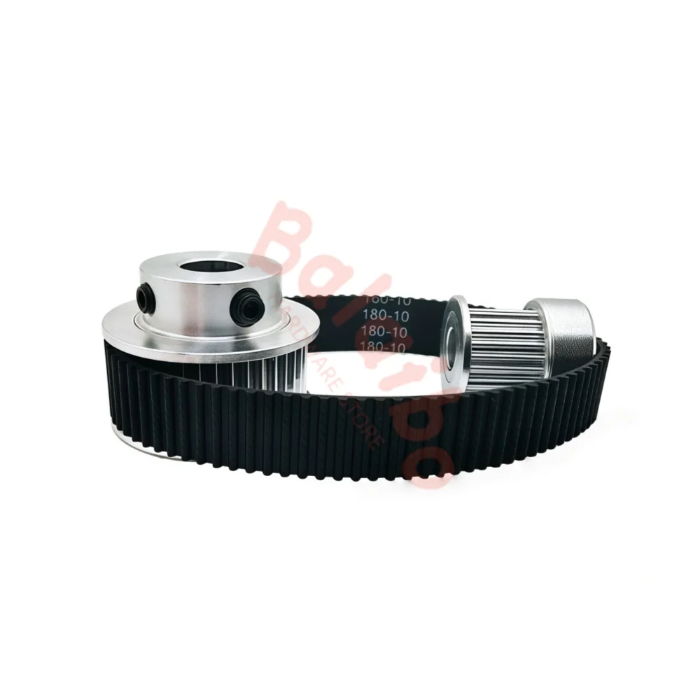 2GT Timing Pulley Set 20T 40T Belt Width 10mm Bore 3/4/5/6/8/10/12mm 2:1 Reduction Ratio Transmission Components