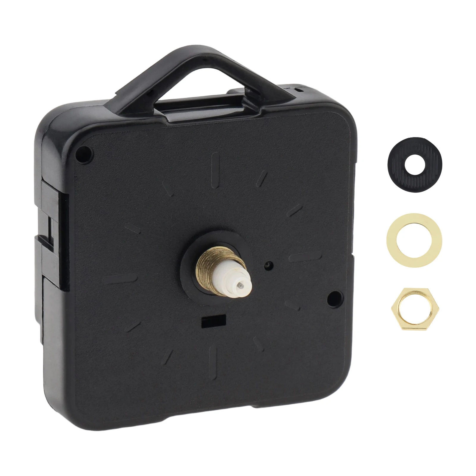 HQ3268 5 mm Thread /12 mm Shaft Quartz Clock Step Movement with Hook for Clock DIY / Repair, Jumping Seconds Clock Repair Parts