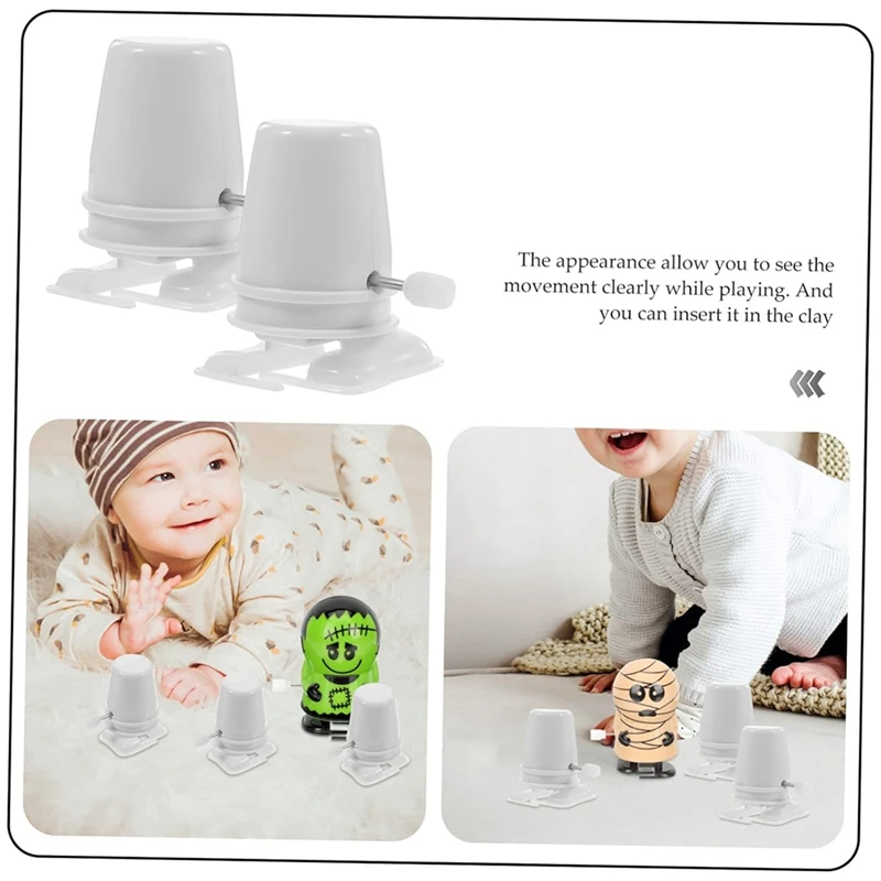 Clockwork Legged Robot DIY-materialen Kerst Clockwork Play Sportaccessoires-AT93