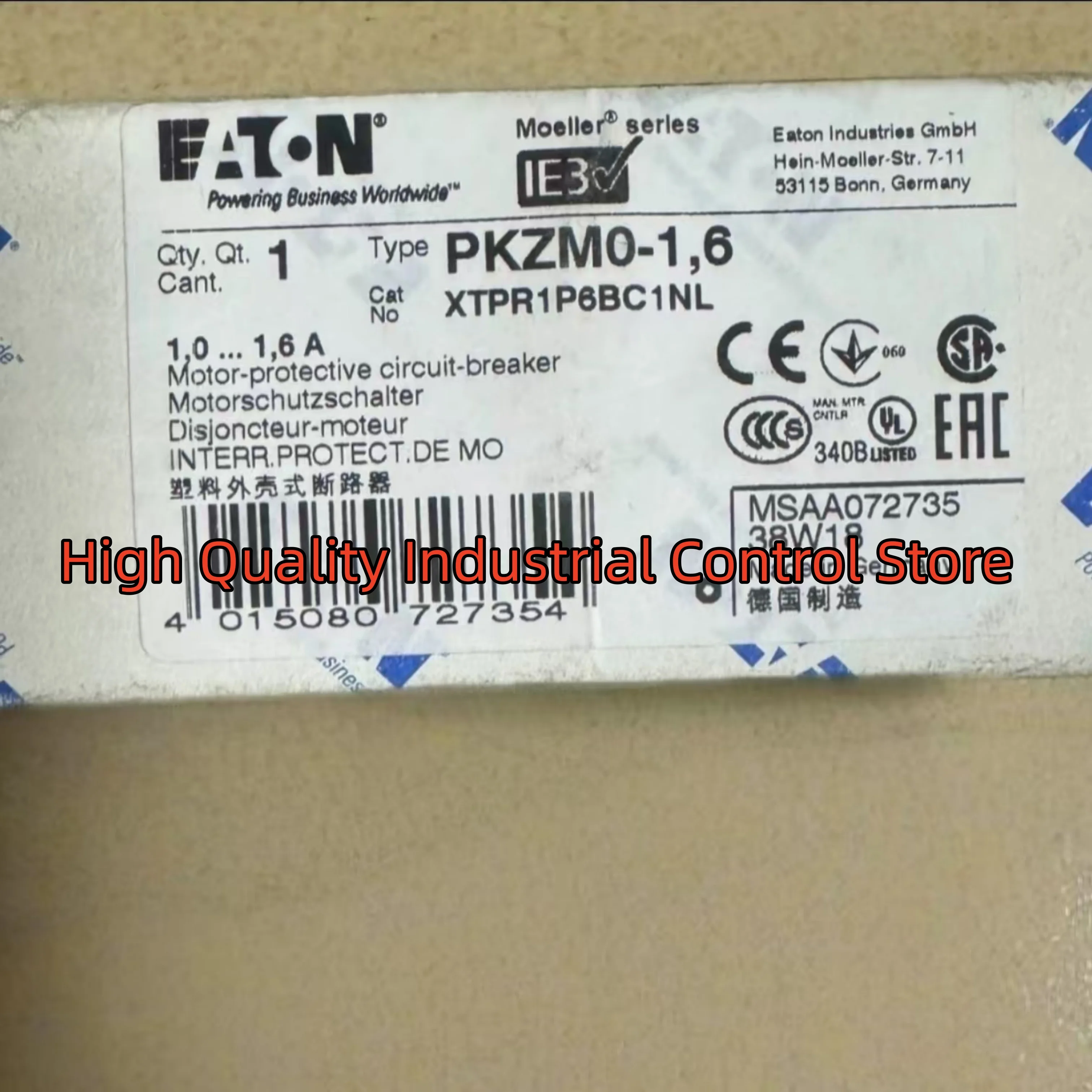 

Автоматический выключатель PKZM0-0.63 PKZM0-1 PKZM0-1.6 100% НОВЫЙ