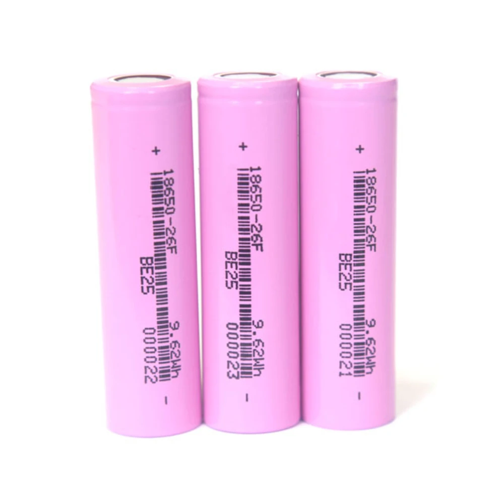 

PATOZM NCM18650 Battery Flat Top 2600mah 18650 Battery for Toys Electrical Tools