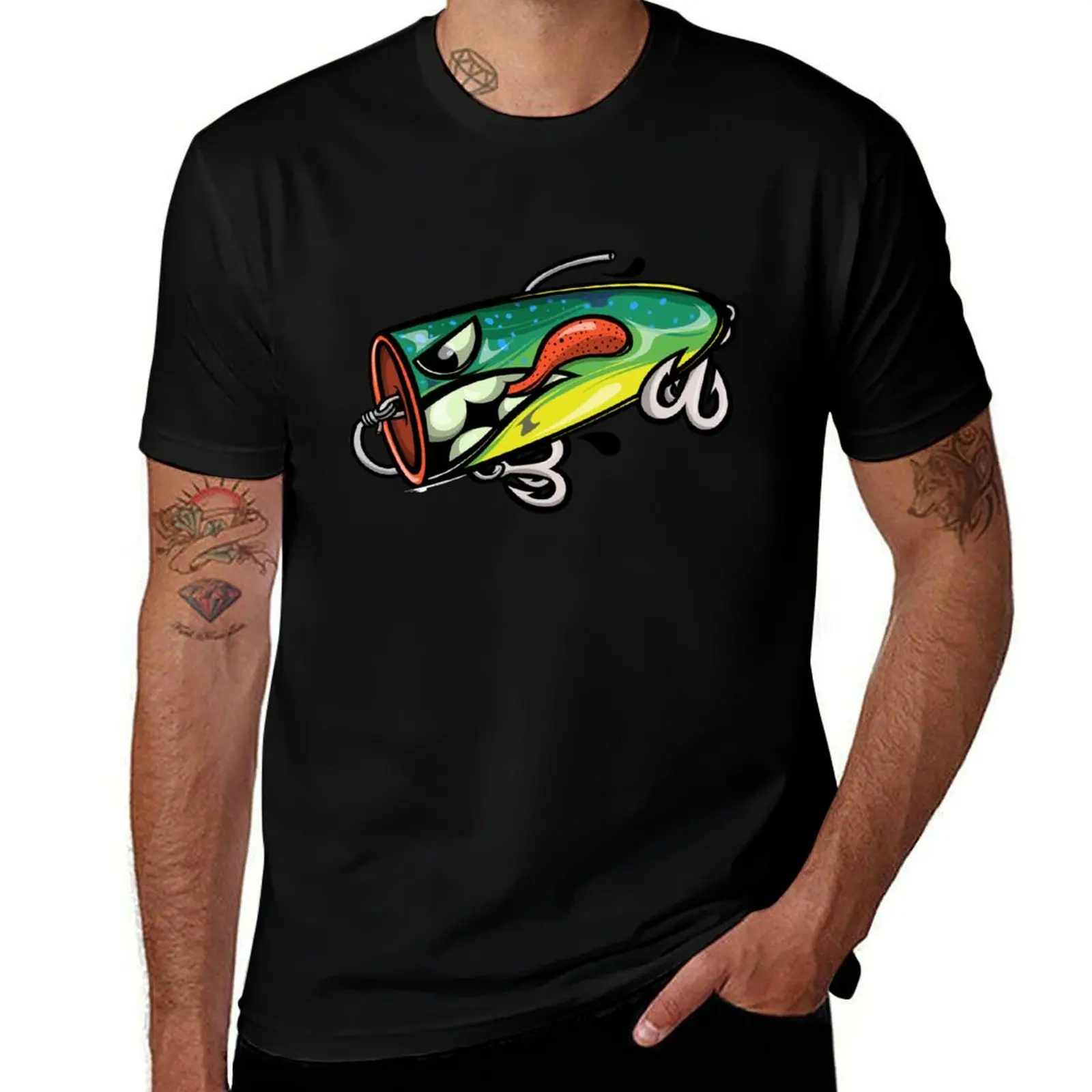 

POPPER LURE 2 T-Shirt shirts graphic oversized t shirt summer clothes Men's t-shirt
