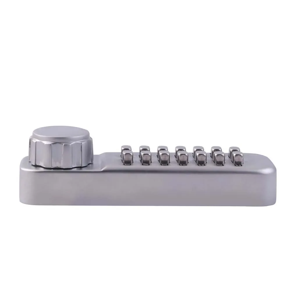 Mechanical Keyless Entry Door Lock, 4-7 Digits Code, Double-Sided Push Button Combination Mechanical Keypad Door Knob