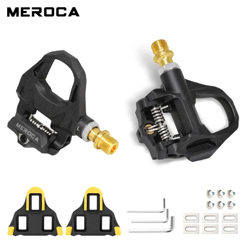 

MEROCA HD - 82 Road Bicycle Lock Pedal: Lightweight, SPD Self - locking, with Locking Plate, Ideal for Road Bikes
