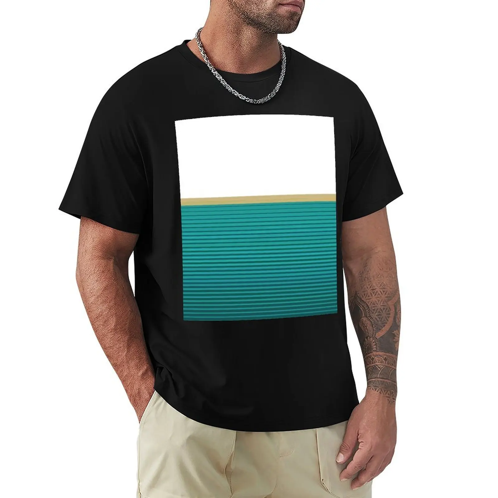 T-shirt à manches courtes basique pour homme Alive with Pleasure Hopeful