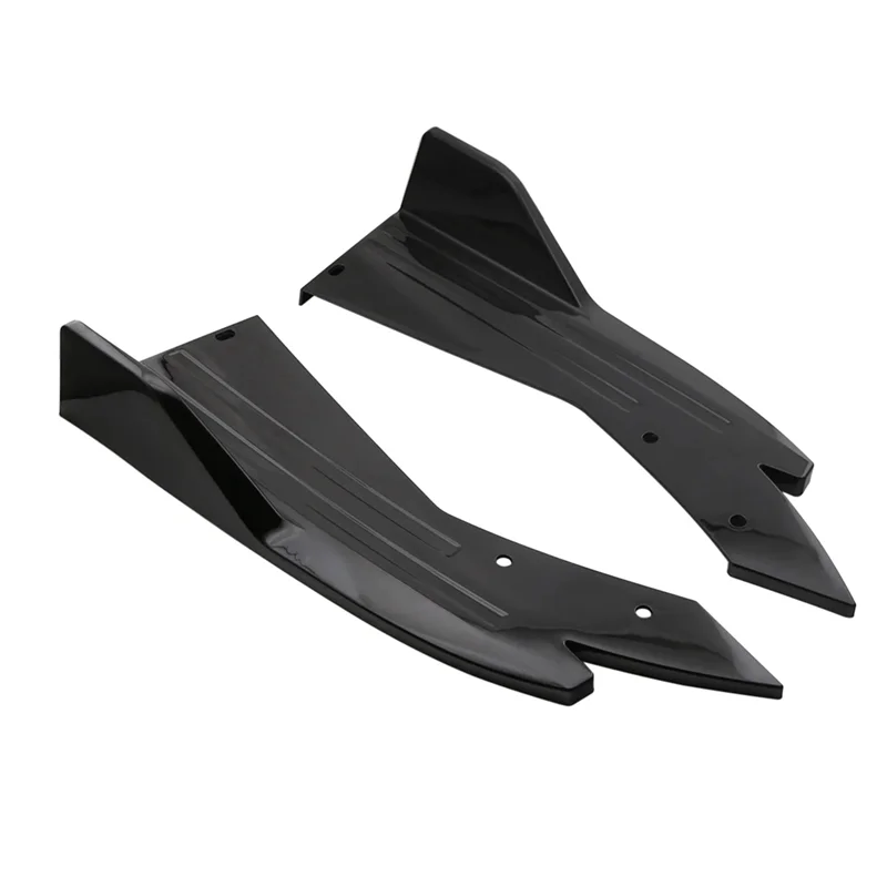 AASS-48Cm protetor de para-choque traseiro canards divisor saia lateral guarda corpo kits capa adesivo acessórios de ajuste de carro