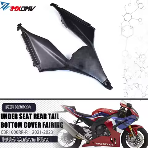 For Honda CBR1000RR-R CBR 1000RR-R 2021 -2023 3K Carbon Fiber Motorcycle Accessories Under Seat Rear Tail Bottom Cover Fairing