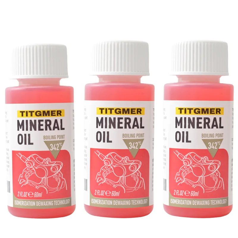 1/2/3/4/5/6 Pc 60 Ml Fiets Rem Minerale olie Systeem Vloeistof Fietsen Mountainbikes Hydraulische Schijfrem Olie Vloeistof