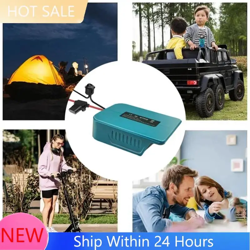 A78K New Power Wheel Adapter For  40V Battery With Fuse Switch Wire Terminals Power Connector For Rc Car Robotics Truck DI