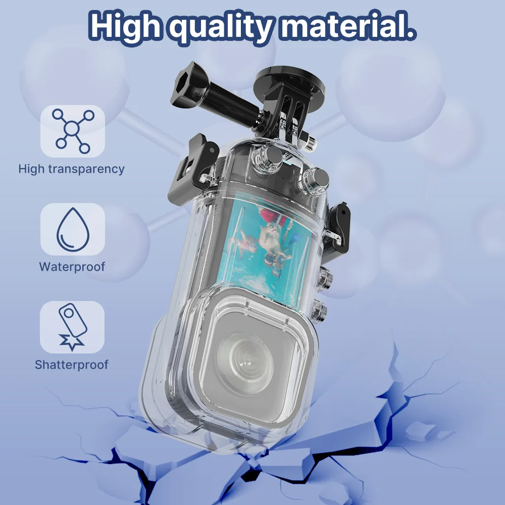 Underwater 45M Diving Case For Insta360 X3 Protective Housing Shell Waterproof Case Box For Insta 360 X3 Camera Accessories