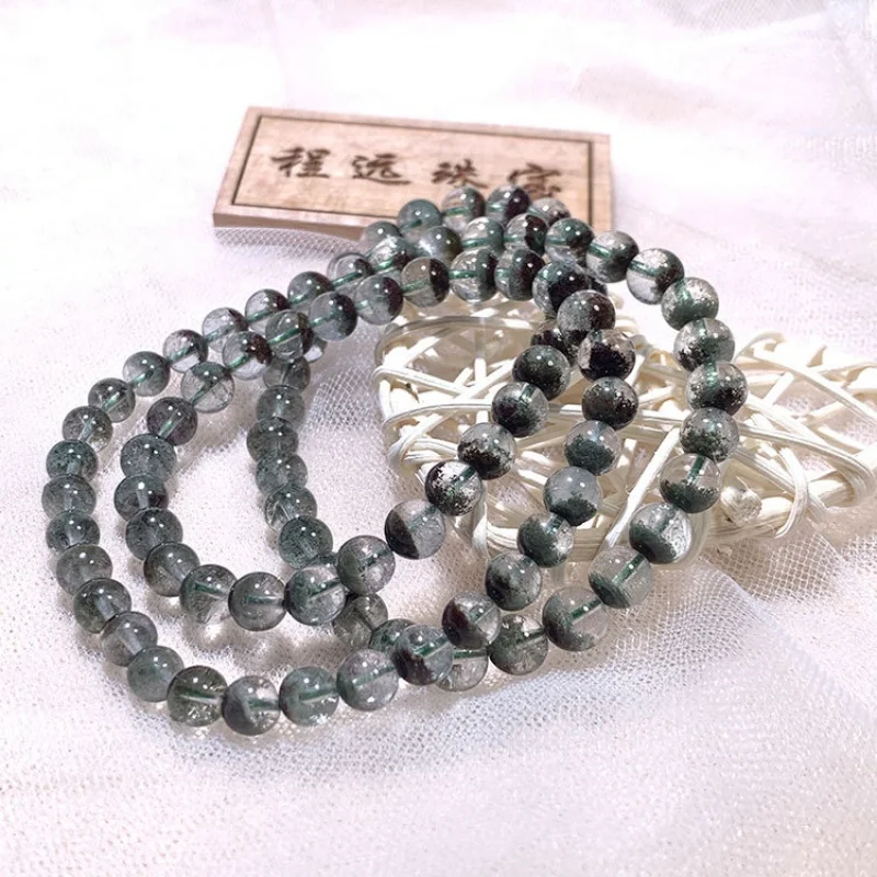 Jewelry Phantom Quartz Cornucopia Bracelet Green Crystal