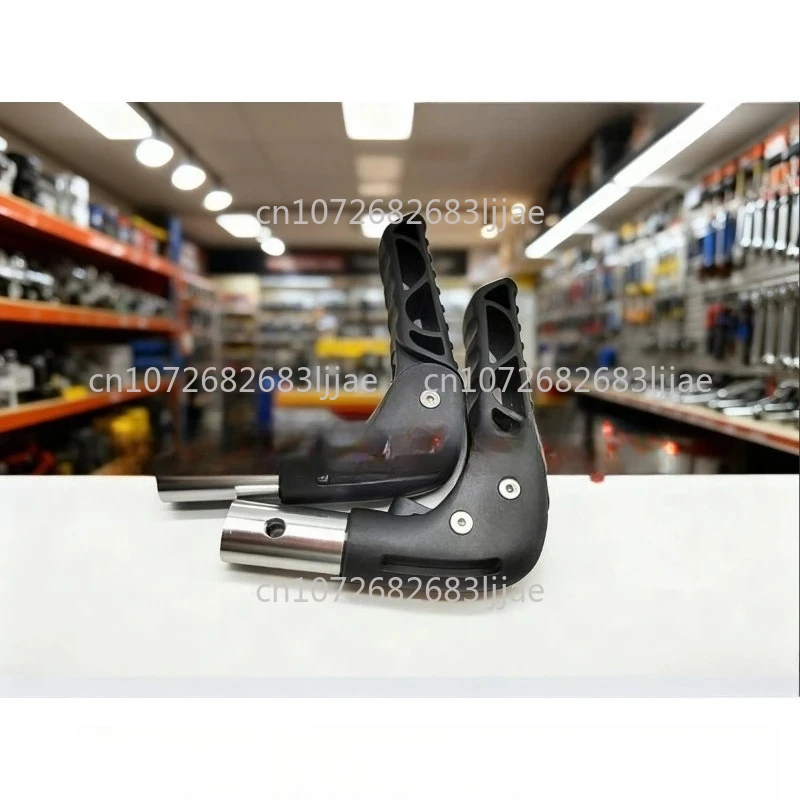 

Спортивная инвалидная коляска из алюминиевого сплава, пара колес 180 ° Складная ручка для установки, аксессуар для труб диаметром 22 мм