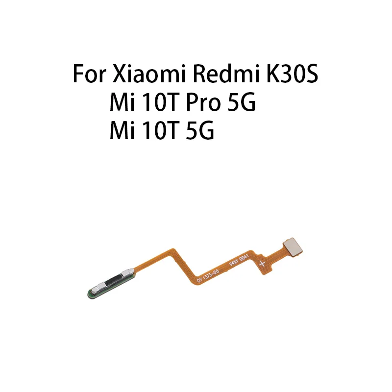 Gefensi Home Power Button Fingerprint Sensor Flex Cable For Xiaomi Redmi K30S / Mi 10T 5G / Mi 10T Pro 5G