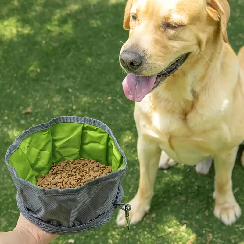 Portable Pet Water Food Feeder Bowl convenient Collapsible Feeding Water For Dog Puppy Cat Outdoor Folding Bowl Pet Supplies