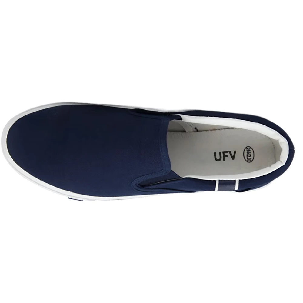 UFV Plimsolls, Men's Classic Low Top Shoes Canvas Fashion Sneaker with Soft Insole Causal Dress Shoes