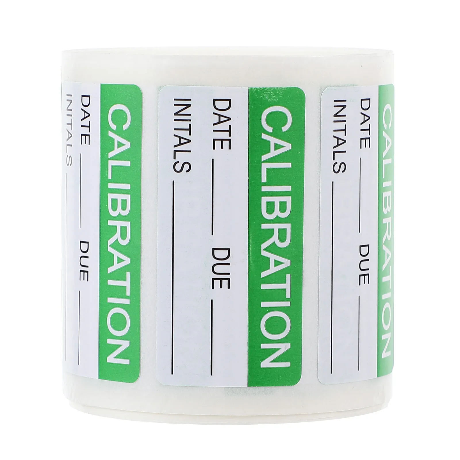 

300Pcs Roll Self-Adhesive Calibration Labels High-Quality Gloss Write-on Writable Quality Control Sticker for Warehouse