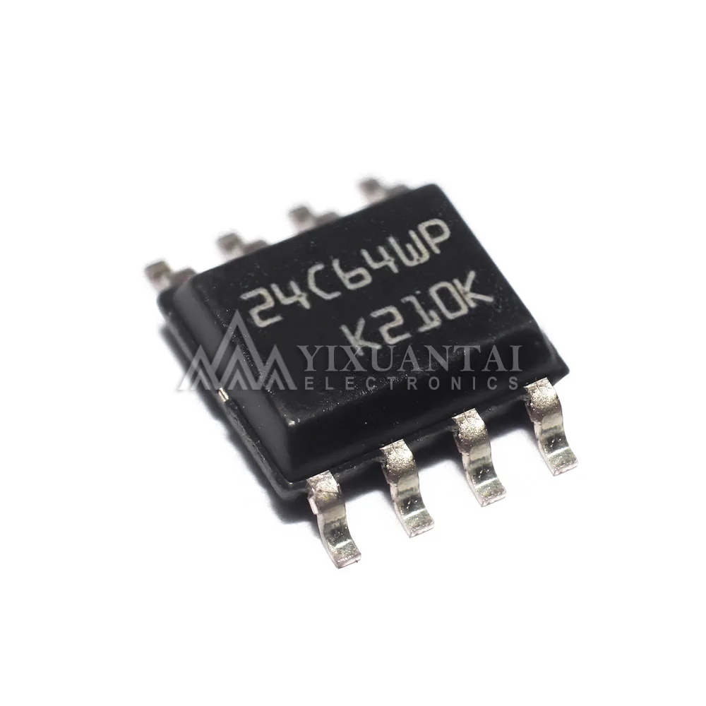 10 pz/lotto M24C64-WMN6TP Marcatura: 24C64WP IC EEPROM 64KBIT I2C 1MHZ 8SOIC Nuovo