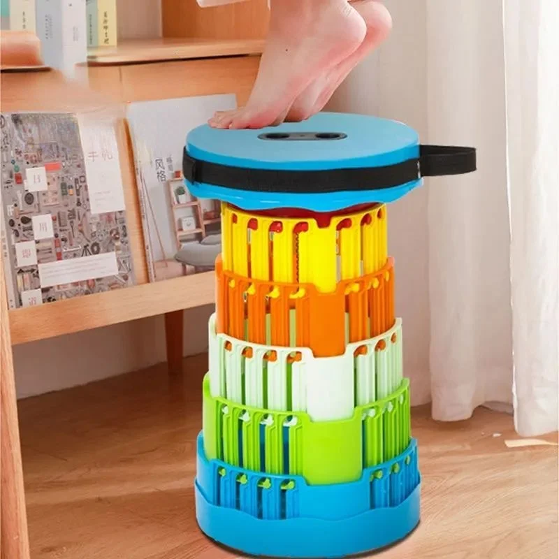 

Folding Telescopic Stool, Home Decoration, Outdoor Goods, Travel, Shrink Lifting, Fishing Stool, Room Decor