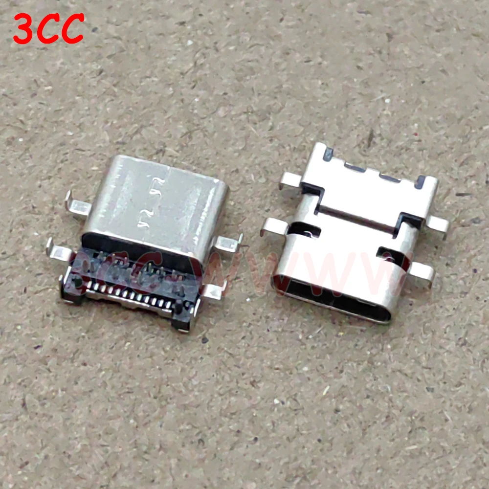Puerto de carga hembra tipo C para Lenovo L14, R14, E480, E485, E580, E585, E490, Xiaomi Notebook, Conector de carga USB C 13,3 de 3,1 pulgadas