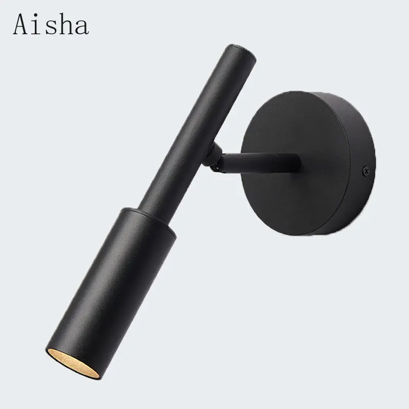 

Минималистичные прикроватные настенные светильники, настенный светильник для спальни, гостиной, кабинета, настенные бра для чтения с нордическим дизайном, декоративные светильники