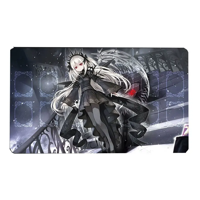 Laser Bronzing Flash ygo playmat Maris Holographic Mat Gaming Competition Pad Mat Card Binder Deck 23.6x13.7in