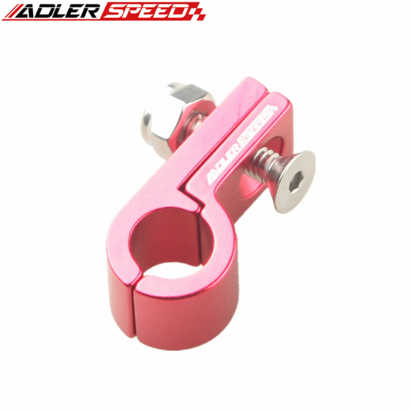 ADLERSPEED-Aluminum Line Hose Clamp, Red, ID, 4.8mm, 6.4mm, 7.9mm, 9.5mm, 11.1mm, 14.3mm, AN3, AN4, AN5, AN6