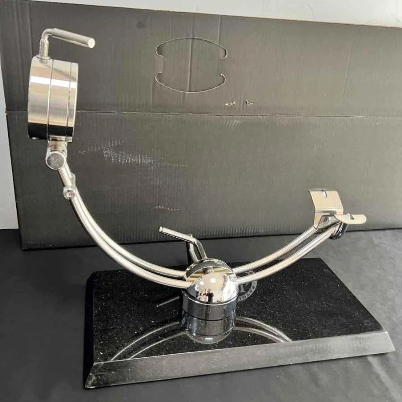 Spanish Ham Stand Marble Stainless Steel Professional Slicing Stand Iberia 5J Display Shelf