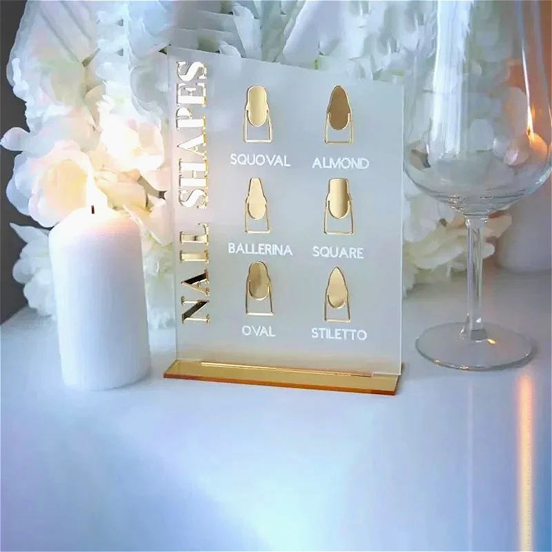 

Beauty Room Nail Care Signage Acrylic Nail Tech Sign Salon Sign Aesthetics Beauty Salon Decor Nail Shapes Sign