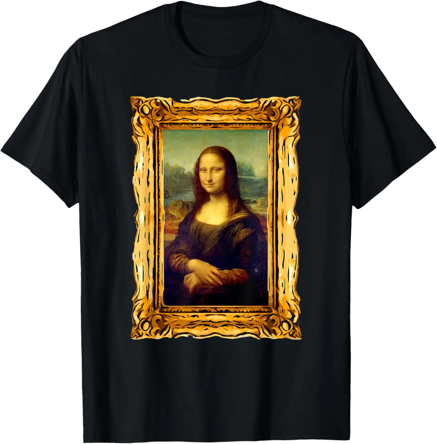 Mona Lisa Leonardo Da Vinci Pop Art Graphic T-Shirt T-Shirt