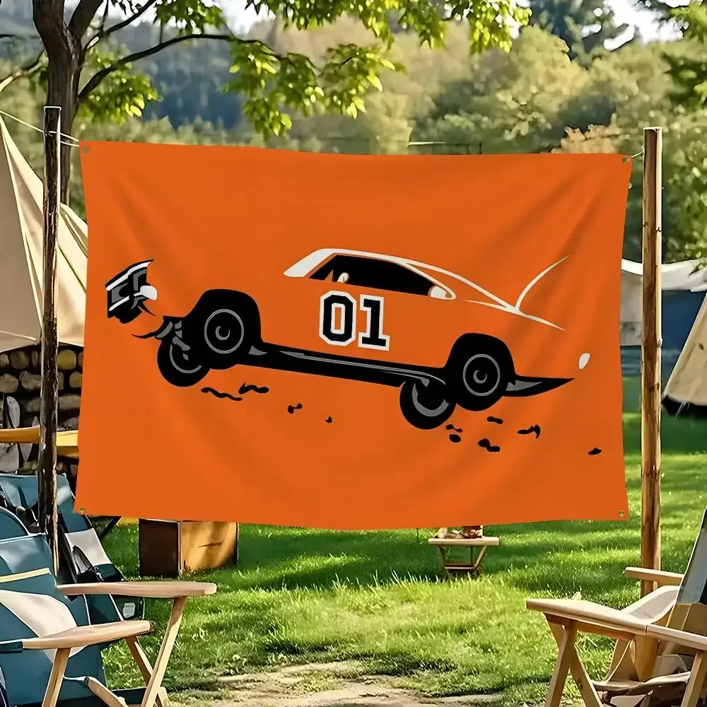 TV Series The Dukes of Hazzard Flags flag For Decoration Outdoor Picnic Hanging Home Camping Party Banner