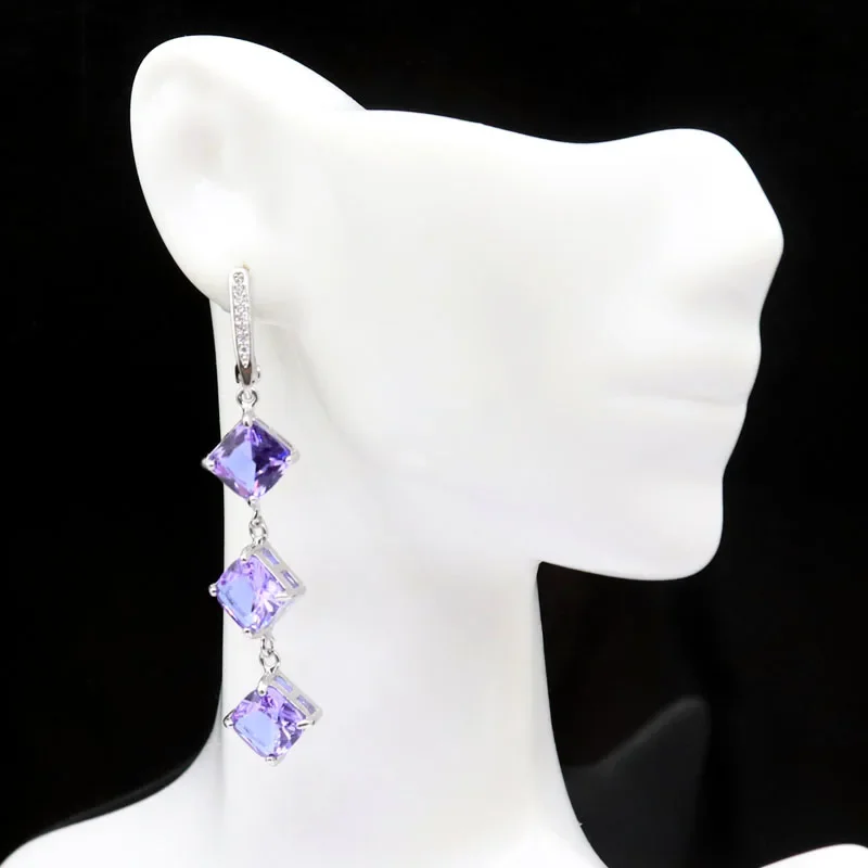 Buy 4 Get 1 Free 9g Real Customized 925 SOLID STERLING SILVER Earrings Zultanite Color Changing Alexandrite Topaz