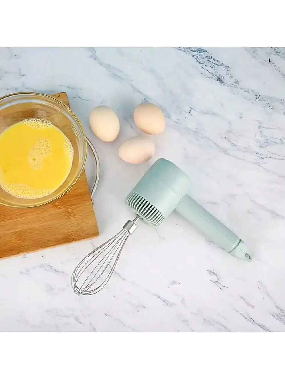 1 ボックス USB 充電式ワイヤレス卵ビーター 2 撹拌棒付き、家庭用ミニ自動クリーム泡立て器、ケーキベーキングハンドヘルドミックス