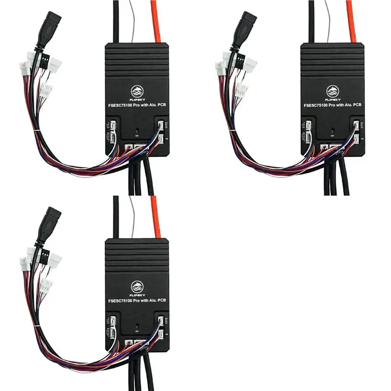 A99I-3X Flipsky 75100 Pro Speed Controller With Aluminum PCB Based On VESC For Electric Skateboard / Scooter