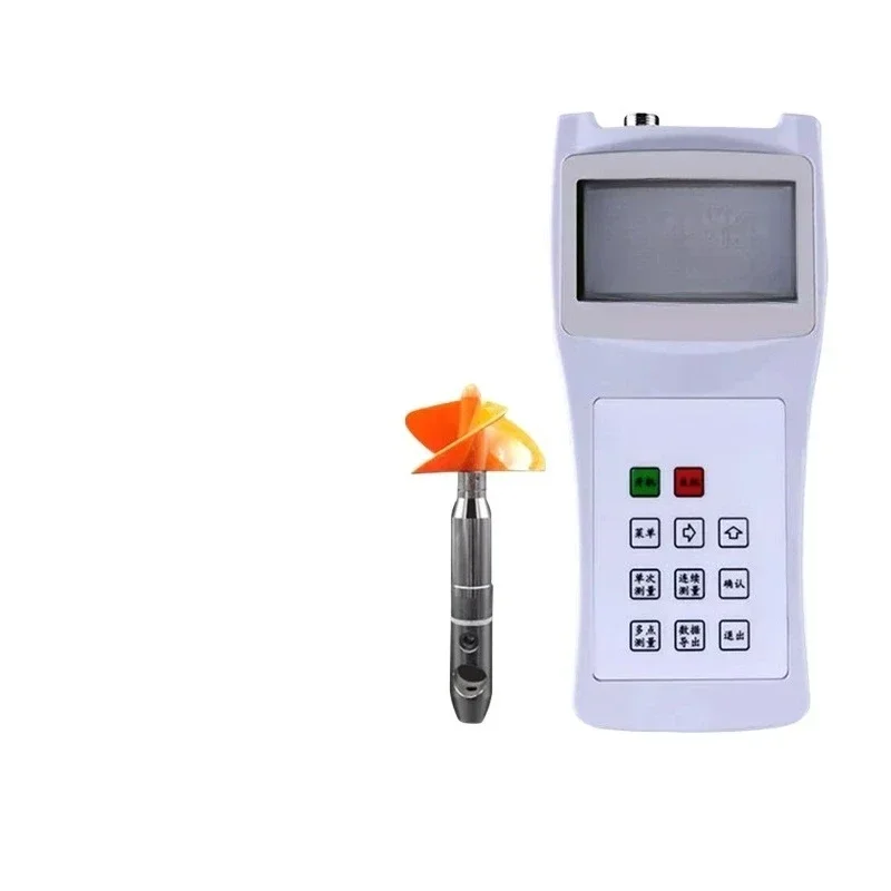 Portable flow meter Open channel channel hydrology reservoir ultrasonic hand-held propeller flow monitor