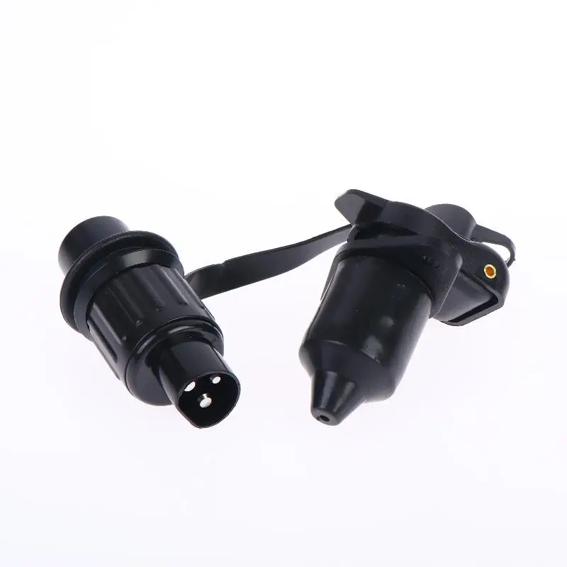 12V 3 Pin Trailer Socket Flat Plug Connector High Quality Plastic Car Cable Adapter for Camper Trailer Truck Towing Parts